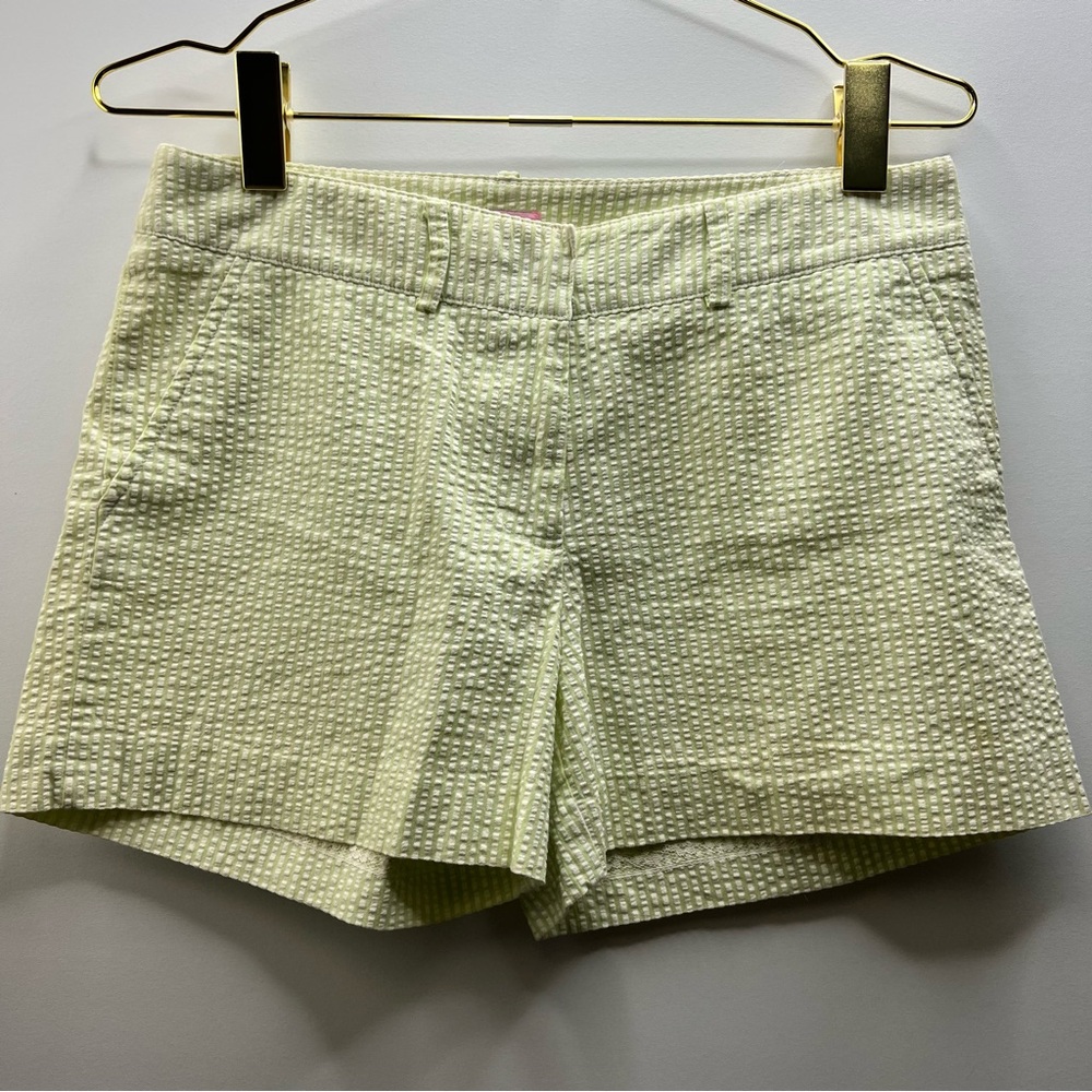 Molly B size 6 stripped green white Shorts